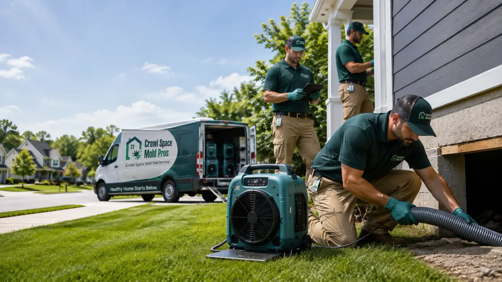 Crawl Space Mold Removal in Plymouth, NE